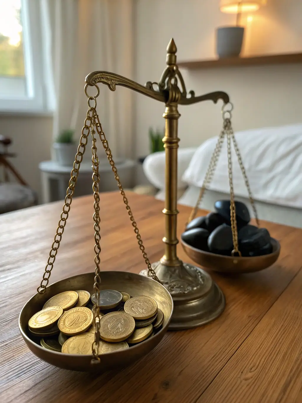 An image depicting Islamic finance symbols, such as a crescent moon and scales, emphasizing ethical compliance.